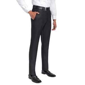 SANTORELLI Luxury Italian 100% Virgin Wool Tailored Trousers